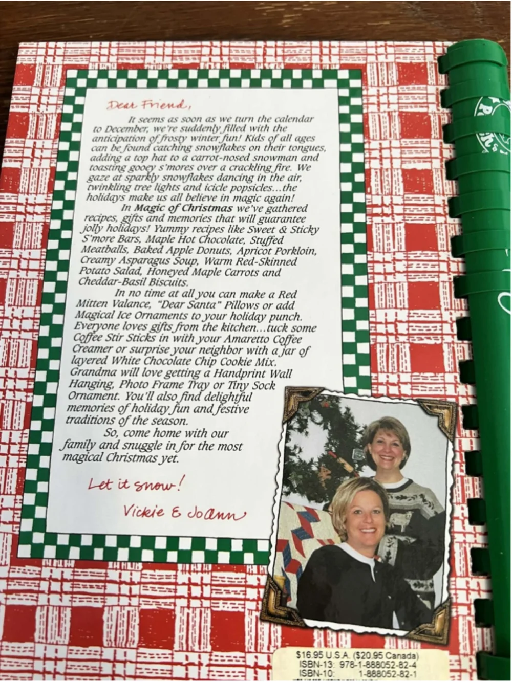 Gooseberry Patch Magic of Christmas Cookbook 1st Printing Holiday Recipes Gifts